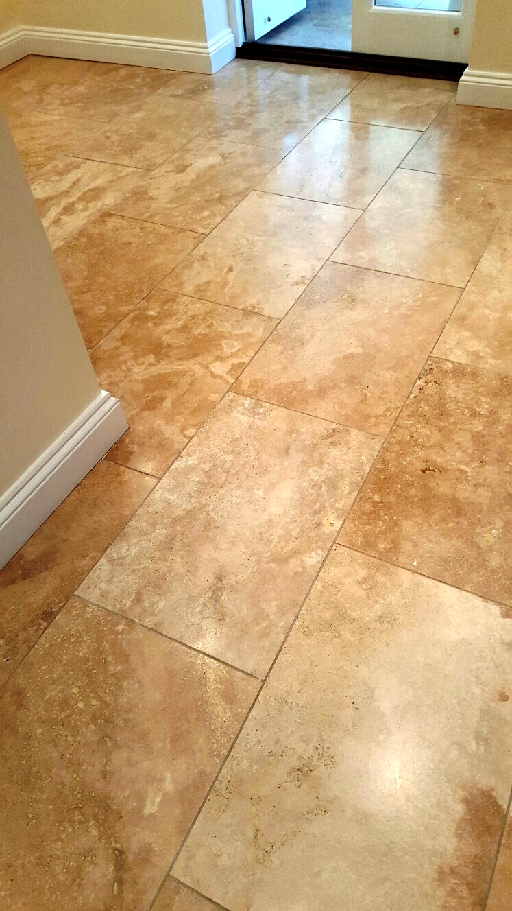 Travertine Floor After Refurbishment Sleaford