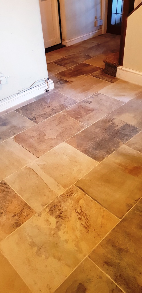 Natural Stone Floor After Cleaning Spilsby