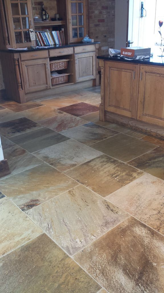 Natural Stone Floor in Boston Resealed