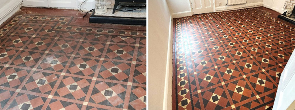 Victorian Tiled Floor Restored in Boston